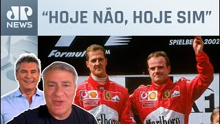Alex Ruffo e Cleber Machado relembram GP da Áustria em que Rubinho entrega corrida a Schumacher