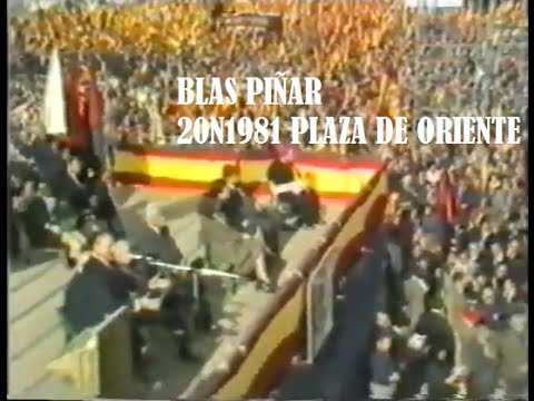 Blas Piñar - Discurso 20N de 1981 en la Plaza de Oriente