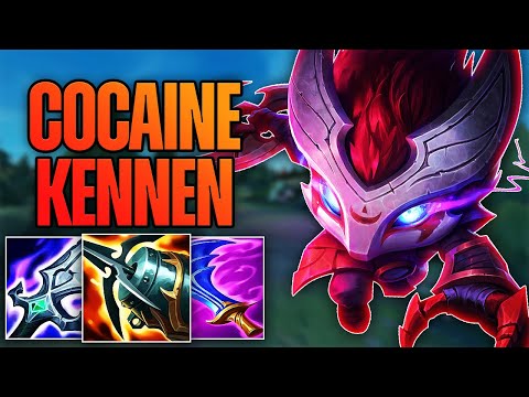 Insane Attack Speed?! Cocaine Kennen AD Build! - League of Legends