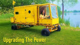 Building an Off-Road Electric Camper - Build & Rainy Night Adventure