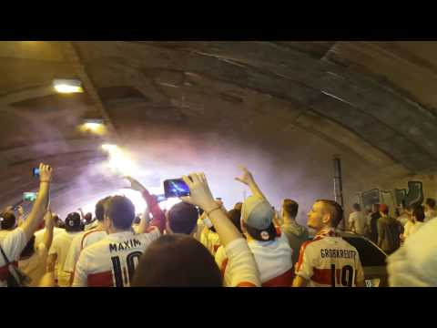 Auf dem Weg zum Derby - VfB Stuttgart