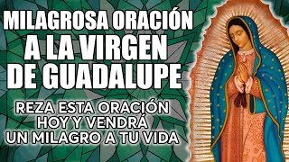 MILAGROSA ORACIÓN A LA VIRGEN DE GUADALUPE | REZA ESTA ORACIÓN PIDE TU MILAGRO Y LLEGARA MUY PRONTO
