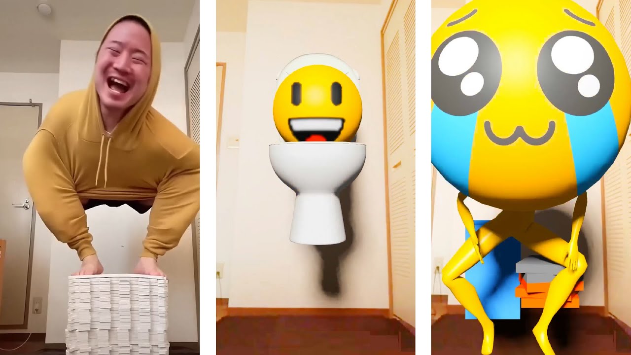 Mr.Emoji Funny Video 😂😂😂 |Animation Best TikTok Compilation August 2024 Part22 junya sonic