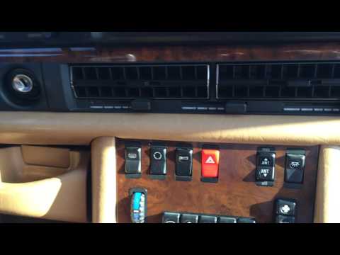 1986 Mercedes Benz 560SEL Dash