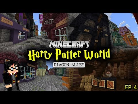 Building a Harry Potter Minecraft World -  Ep. 4 (Diagon Alley)