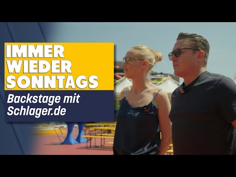 This is what goes on BACKSTAGE at "Immer wieder Sonntags"