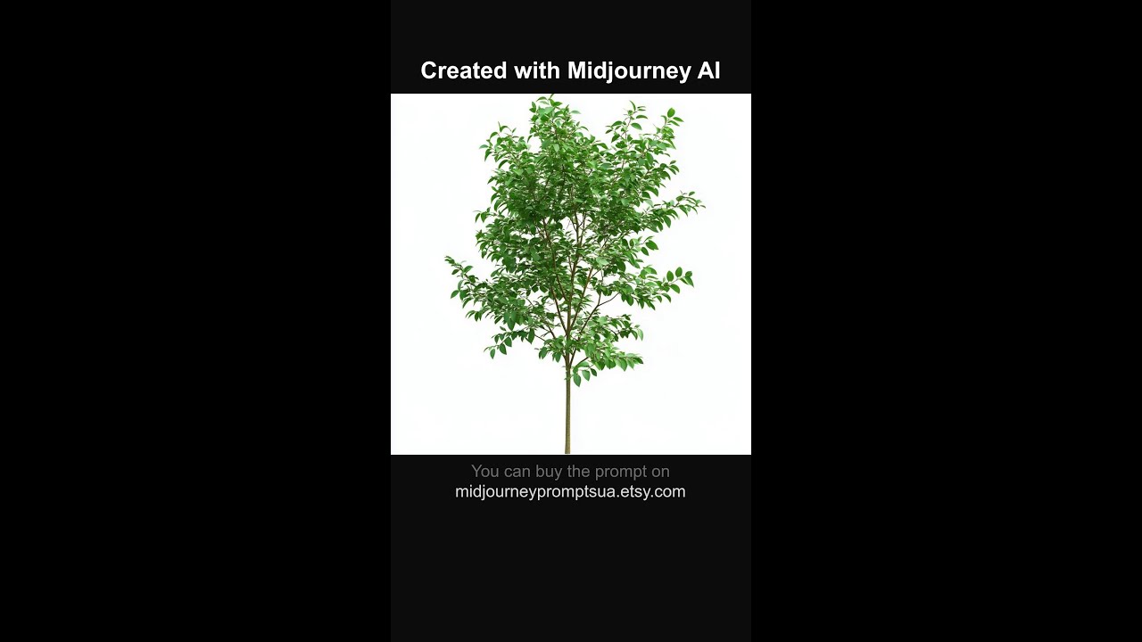 Create Stunning Tree Clipart with Midjourney AI 🌳