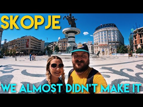 Skopje, North Macedonia - Statues and Mother Teresa