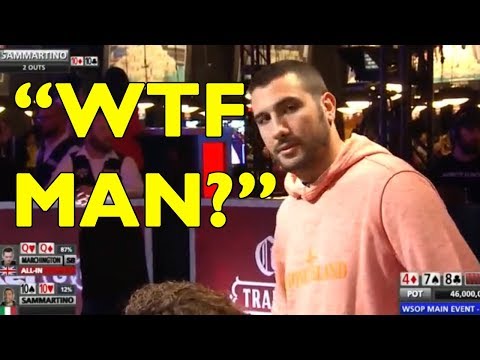 Dario Sammartino is SHOCKED in the 2019 WSOP MAIN EVENT