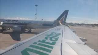 preview picture of video 'From engine start to take off from Milano Linate International Airport LIN'