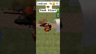 Indian army tank blast