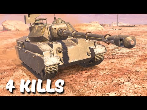 T28 Defender - 4 KILLS | 5,7 K Damage, WoT Blitz Replay