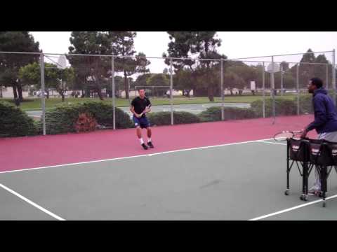 Thomas Shubert - Baseline Footwork Spanish Tennnis Drill