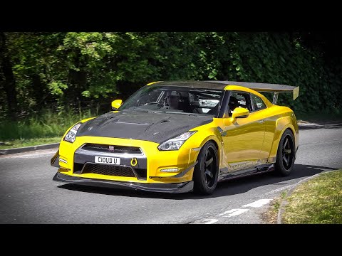 Modified Cars Arriving at Car Show