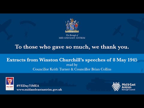 Extracts from Winston Churchill’s speeches of 8 May 1945
