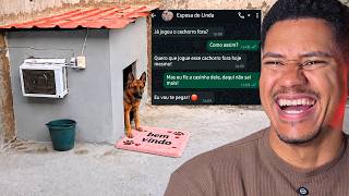 QUANDO O CACHORRO É MAIS BEM TRATADO QUE A ESPOSA - TENTE NÃO RIR