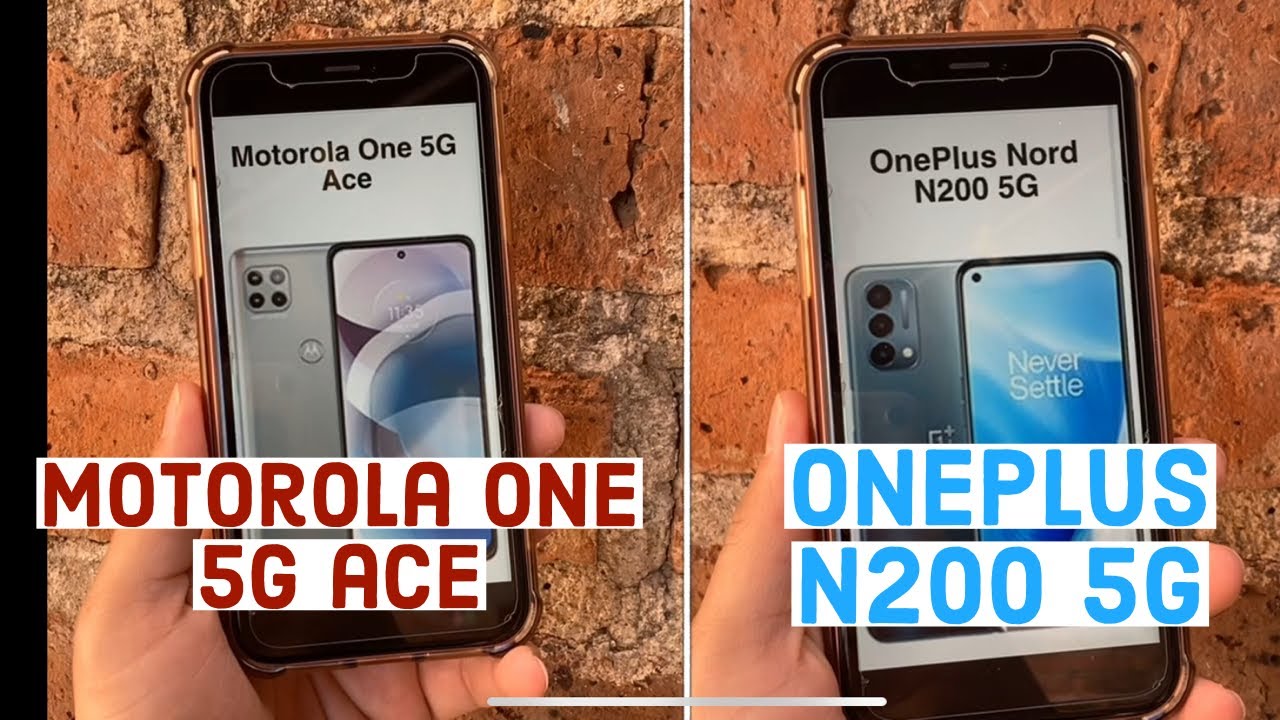 Motorola One 5g Ace vs Oneplus Nord N200 5G (review and comparison)