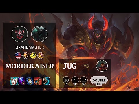 Mordekaiser Jungle vs Graves - NA Grandmaster Patch 10.15