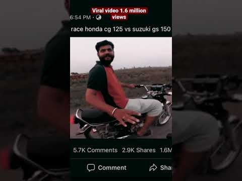 Thumbnail for Unexpected drag race Honda cg 125 vs Suzuki gs 150 special edition | viral video | attitude status by Special edition, Suzuki, video, vide