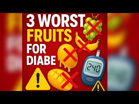 Diabetic Diet Alert: Fruits That Spike Blood Sugar #diabetes #diabetesdiet #seniorhealth #health