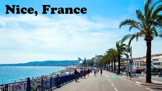 Nice, Côte d'azur, França: Praia e Promenade des Anglais
