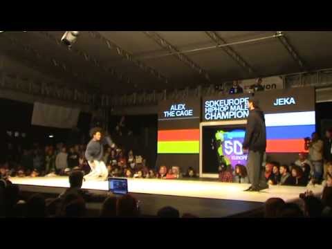 SDK 2013 Hip-Hop Male Battle - Jeka (Rus) VS  Alex The Cage