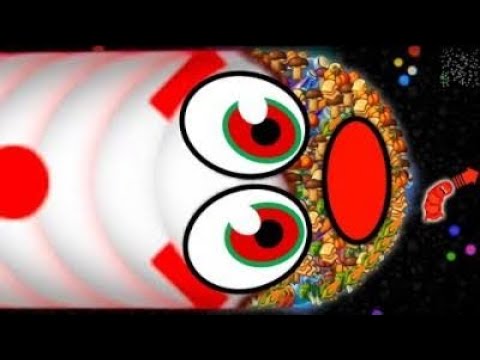Slither.io Troll Tiny Snake vs Giant Noob Snakes - Epic Slitherio Gameplay