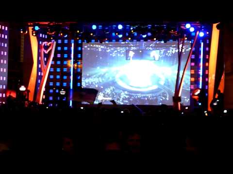 Eurovision Song Contest 2010 auf der Reeperbahn - Lena mit Satellite