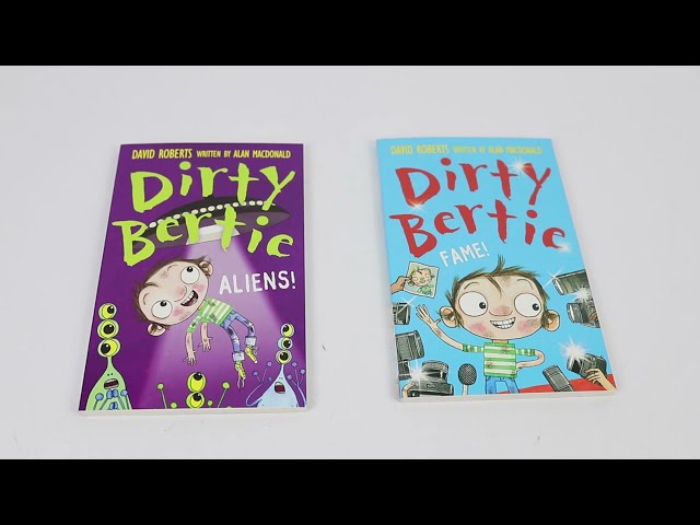 Vídeo relacionado con Dirty Bertie Serie 3 Colección David Roberts Set de 10 libros Disco, Monstruo, Fama