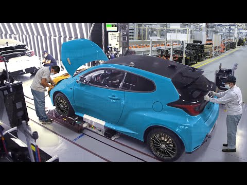 New Toyota Yaris GR Factory Tour in Japan - Production Line