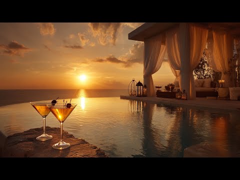 LIVE 24/7 Sunset Chillout Lounge Music | Relaxing Ocean Vibes for Study, Focus and Sleep