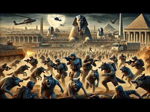 3500 Modern Soldiers Defend an Egyptian City from 30000 Werewolves | Virtual Combat HQ