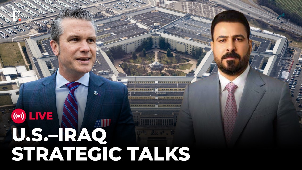 US Secretary of War Pete Hegseth Welcomes Iraqi PM With Honor Cordon at Pentagon | LIVE