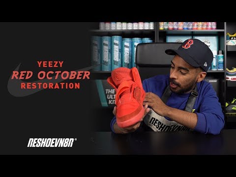 Vick Almighty Restores Nike Air Yeezy 2 Red Octobers using Reshoevn8r!!
