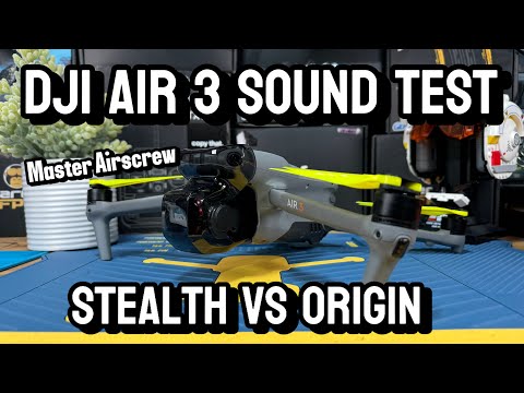TOP propellers for DJI Air 3 & Air 3S | Master Airscrew Stealth vs DJI OEM