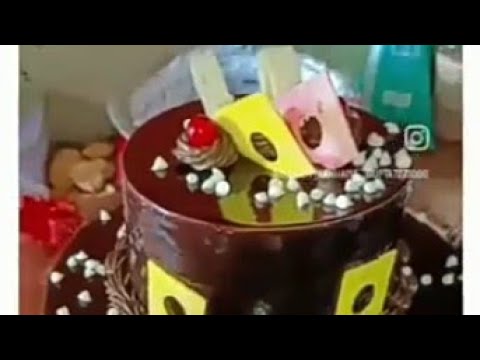 Dark Chocolate with Fresh cream #cake lover by Deepak bakery