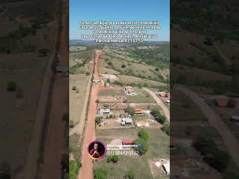 Casa com parcela de 703 reais no Condomínio Villa do Pescador no Lago Corumbá IV em Alexânia/GO
