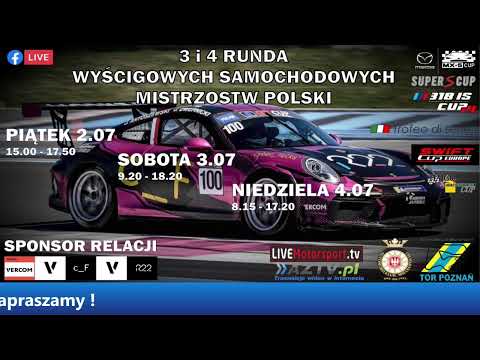 3 i 4 runda Wyścigowych Samochodowych Mistrzostw Polski Sobota