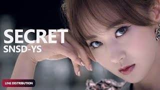 YURI x SEOHYUN - Secret (Line Distribution) | TheSeverus