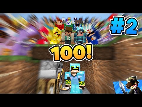 RÁM TALÁLTAK! 😲 - 100 JÁTÉKOS MINECRAFT MANHUNT #2