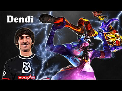 Dendi - Witch Doctor Support | Dota 2 7.28a Gameplay
