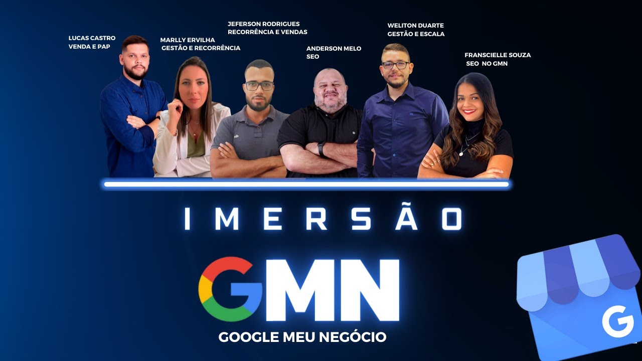 Imersão Online para Gestores de perfil de empresas no google meu negócio