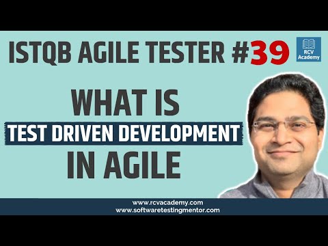 ISTQB Agile Tester 39 What is Test Driven Development TDD in Agile