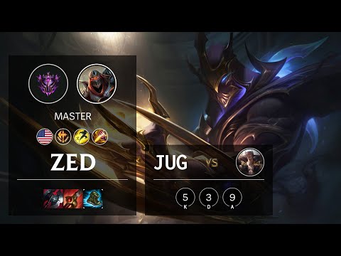 Zed Jungle vs Sett - NA Master Patch 10.19