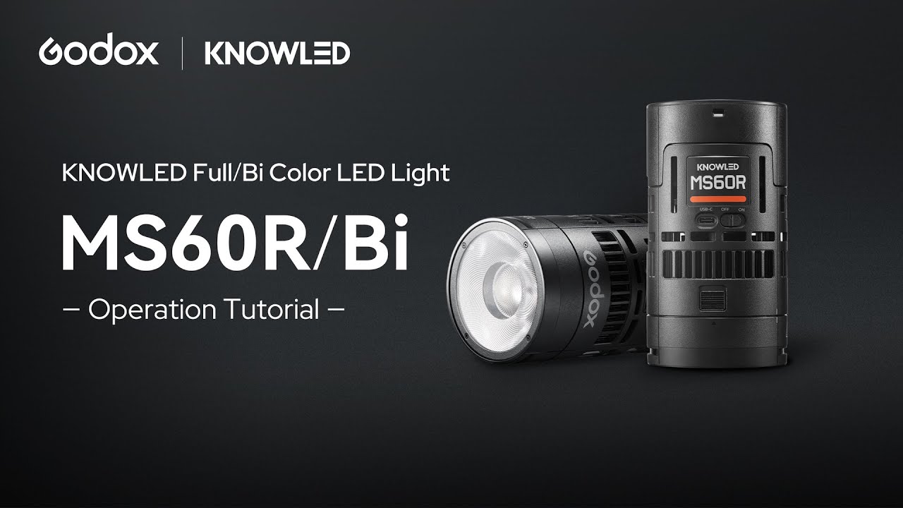 Operation Tutorial | MS60R/Bi KNOWLED Full/Bi Color LED Light