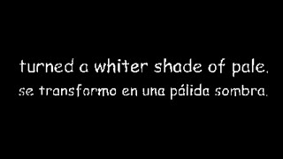 A Whiter Shade Of Pale - Annie Lennox Lyrics Subtitulado Español Inglés HQ Remix