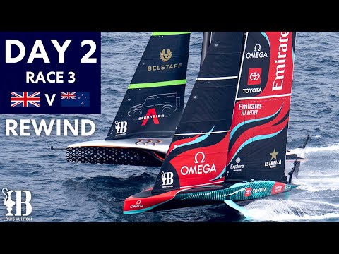 Start Box DRAMA! | 37th America's Cup Day 2 | Highlights Rewind