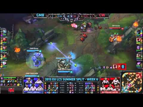 GMB vs CW - Week 6 Day 1 - EU LCS 2015