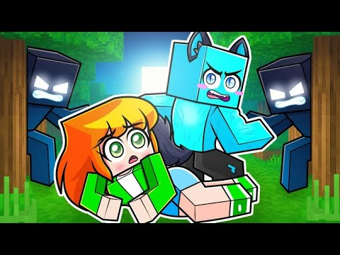 Lobo ALFA Salva a Mía en Minecraft!