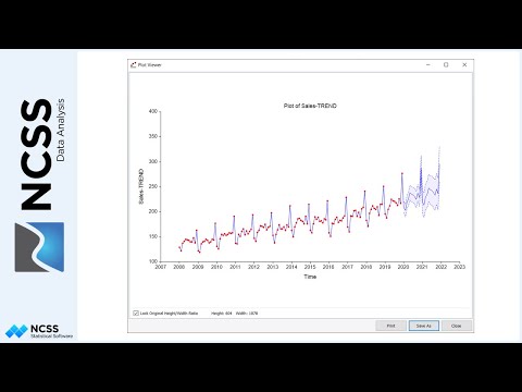 Forecasting & Time Series - Video | NCSS Statistical Software | NCSS.com